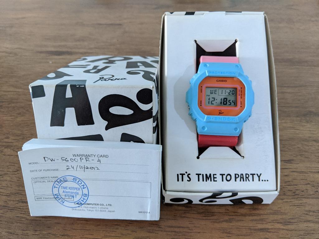 CASIO G Shock x Parra DW5600PR 4 pink sky blue