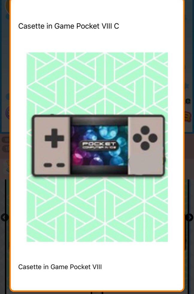 Cassette Insert Game Pocket 8, Video Gaming, Video Game Consoles