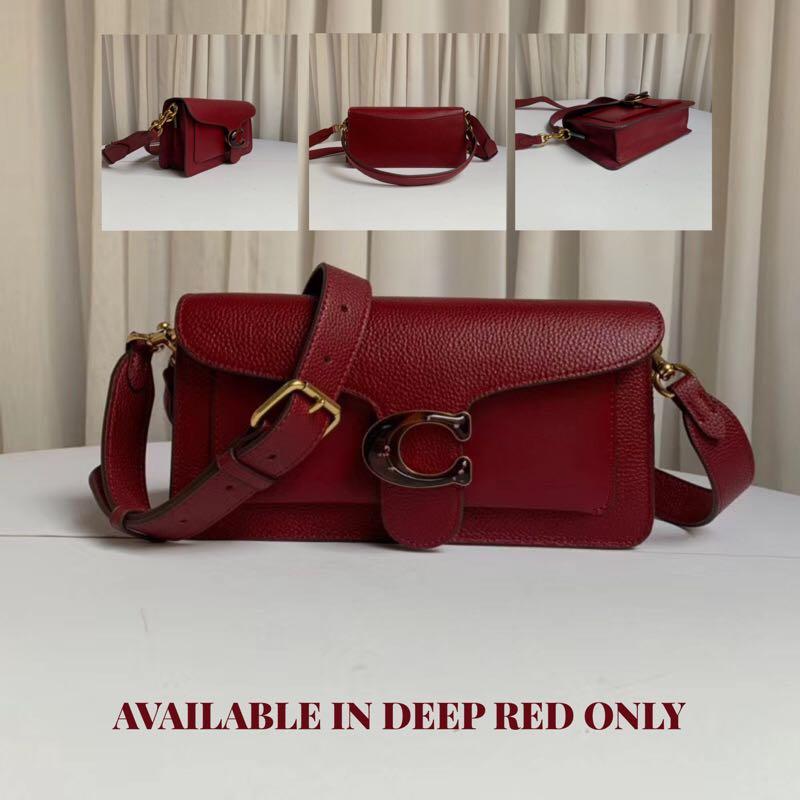 red coach shoulder bag