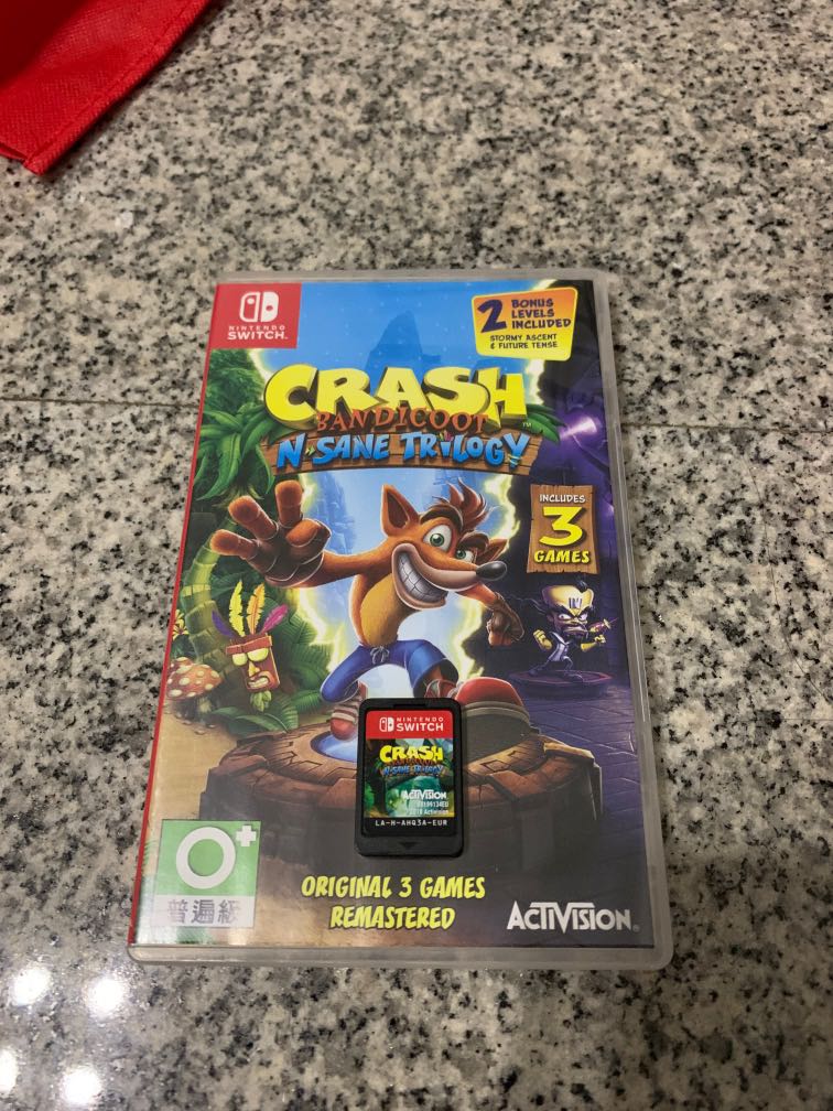 Crash Bandicoot Switch, Video Gaming, Video Games, Nintendo on Carousell