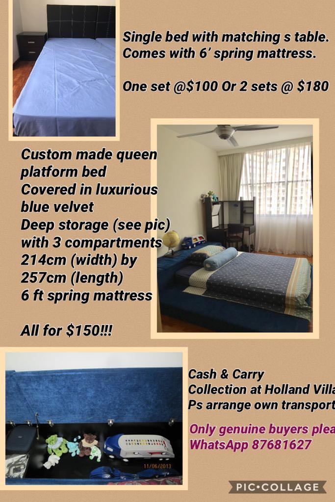 Custom Made Queen Storage Bed To Clear Furniture Beds Mattresses On Carou - Custom Made Queen Size Bed Frame Custom Made Queen Storage Bed To Clear Furniture Beds Mattresses On Carou - Custom Made Queen Size Bed Frame