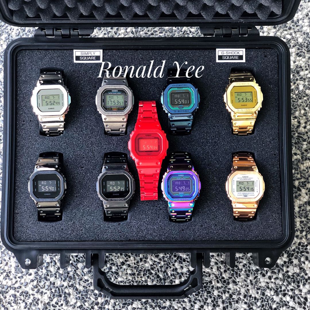 Customise your Casio G Shock DW 5600 with metal bezel and bracelet