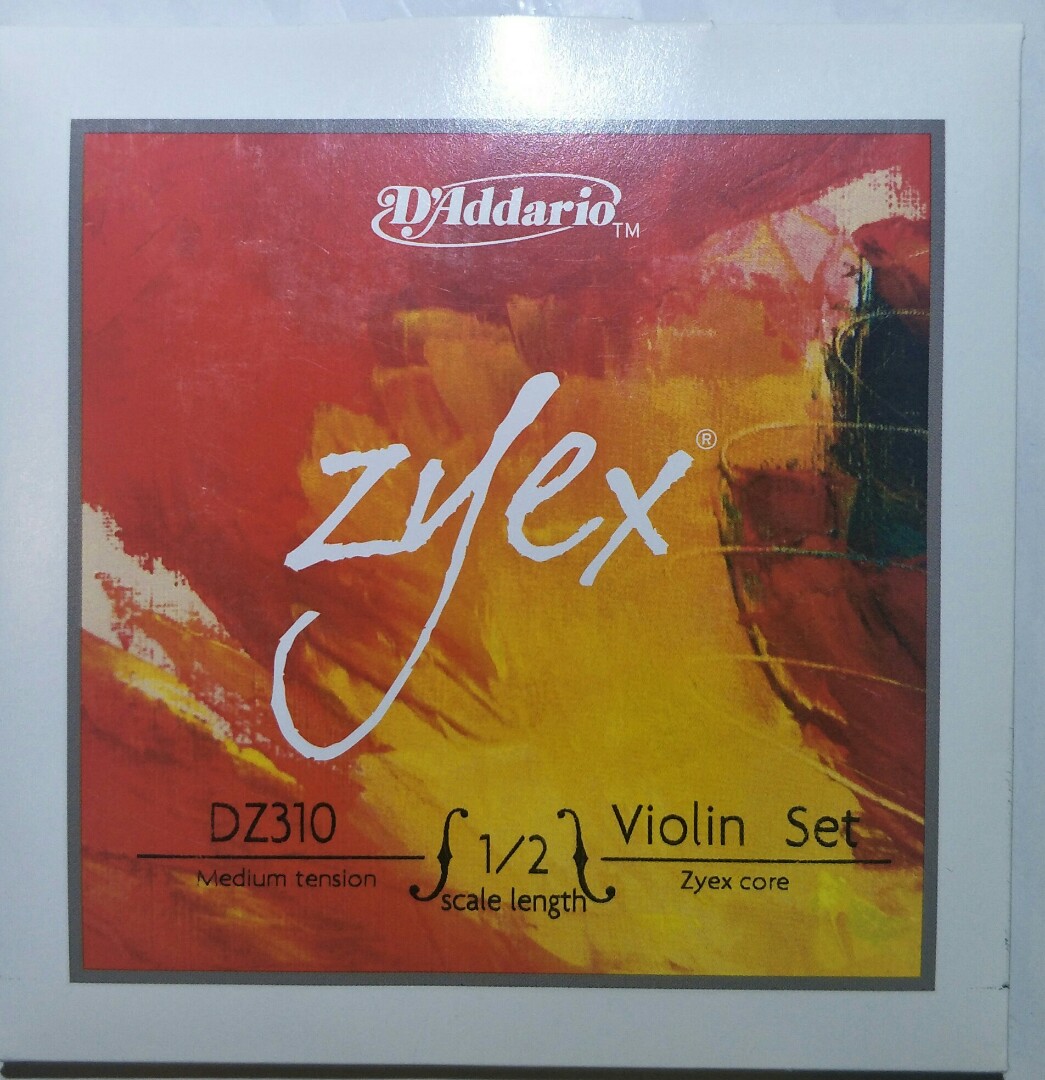 D'Addario Zyex 4/4 Scale Medium Tension Single Silver D String For
