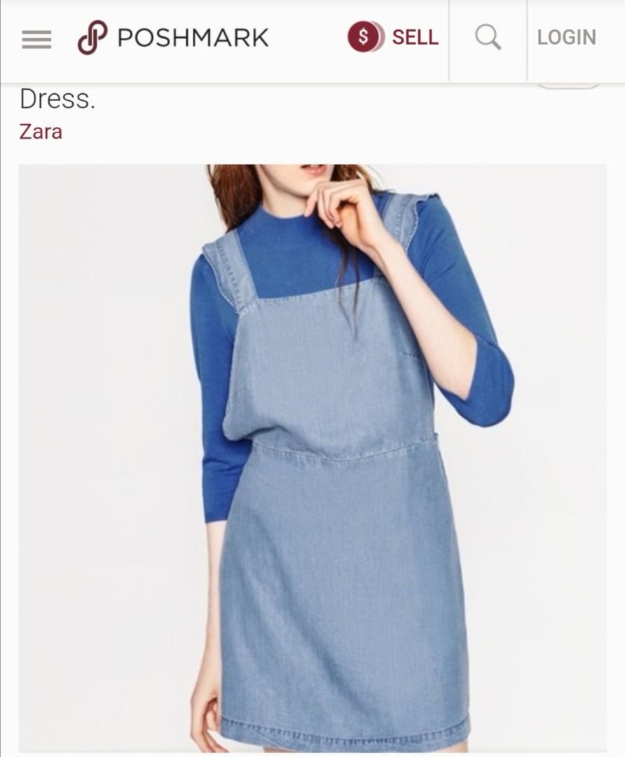 authentic denim dress zara