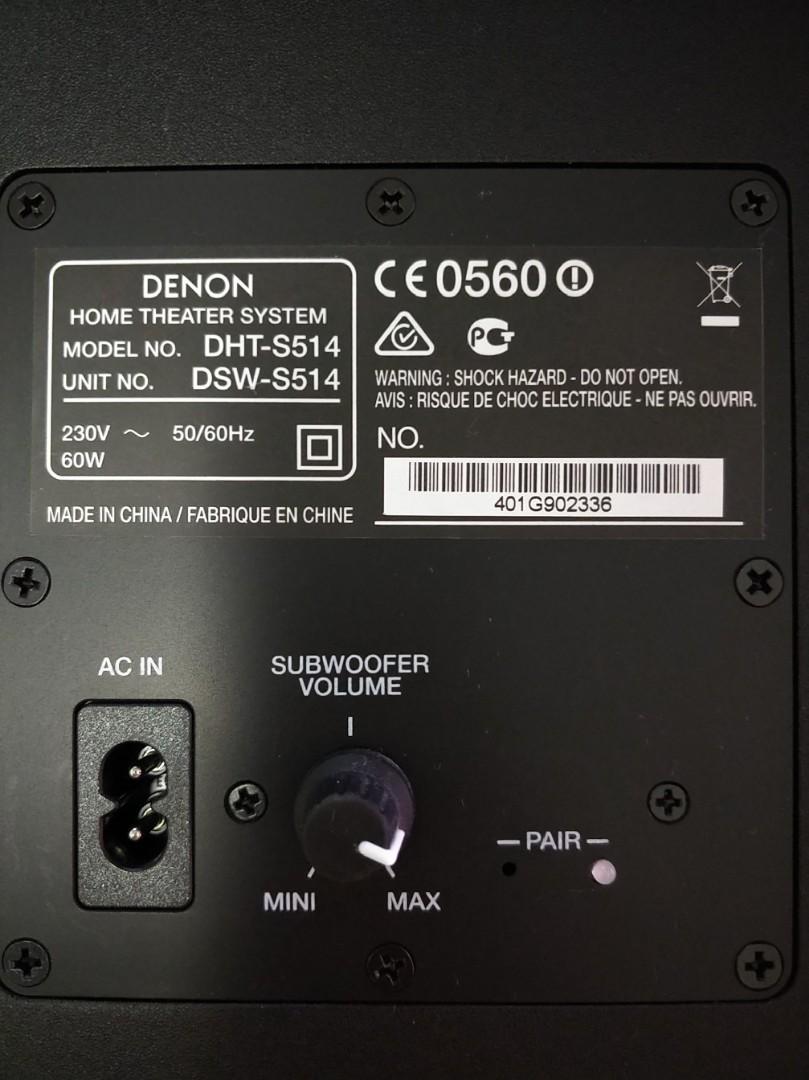Denon Soundbar DHTS514, Audio, Soundbars, Speakers & Amplifiers on