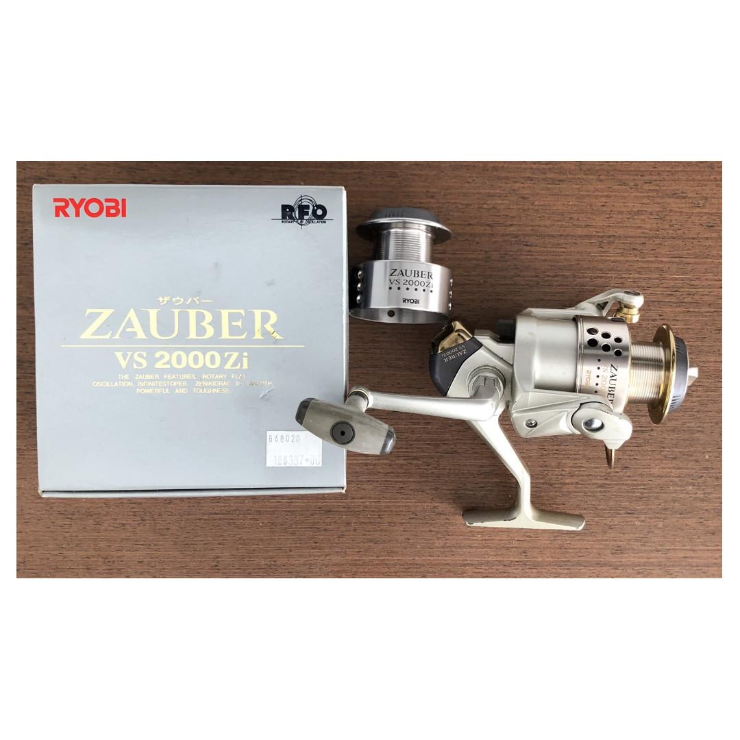 I438 ???? 極美品♪ ザウバー RYOBI スピニングリール ZAUBER