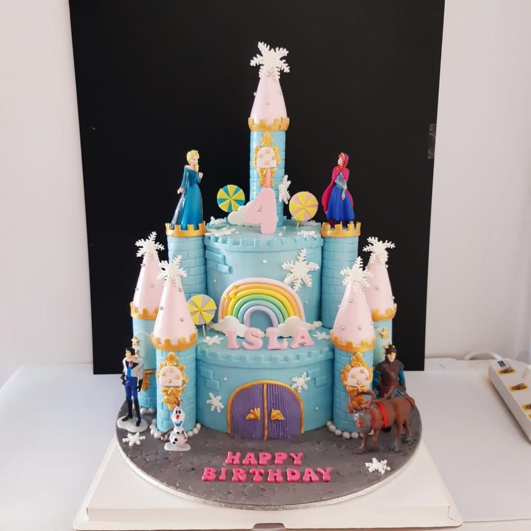 Frozen Castle Cake, Food & Drinks, Chilled & Frozen Food on Carousell