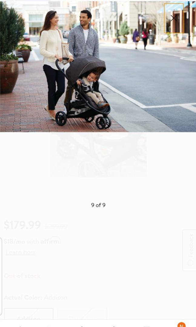 Graco addison travel system top