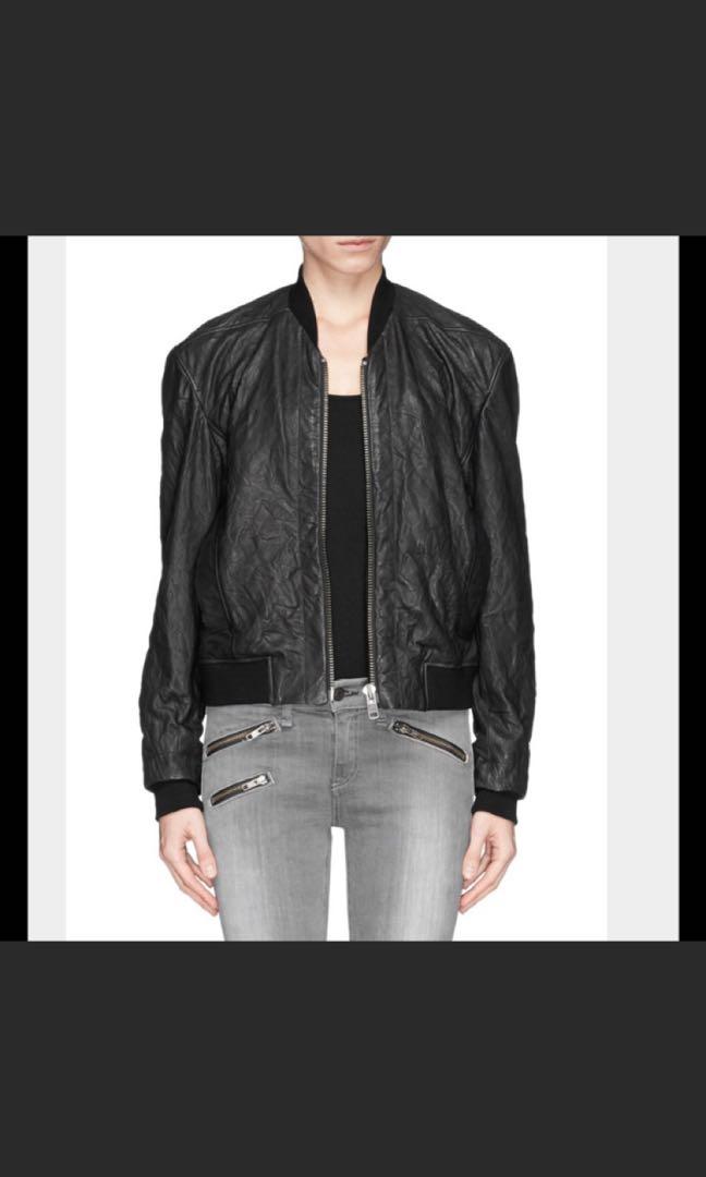 Helmut Lang leather jacket Women s Fashion Clothes on Carousell