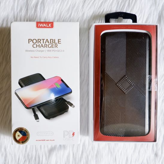 Iwalk Scorpion Air Plus 12000 Mah Universal Wireless Powerbank On