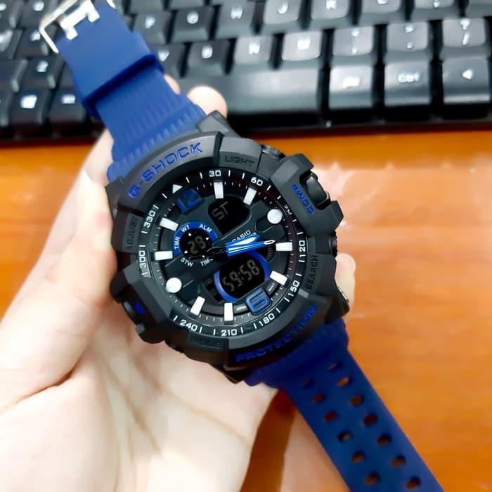 JAM TANGAN PRIA ANTI AIR G SHOCK GA 1045 HITAM LIST MERAH