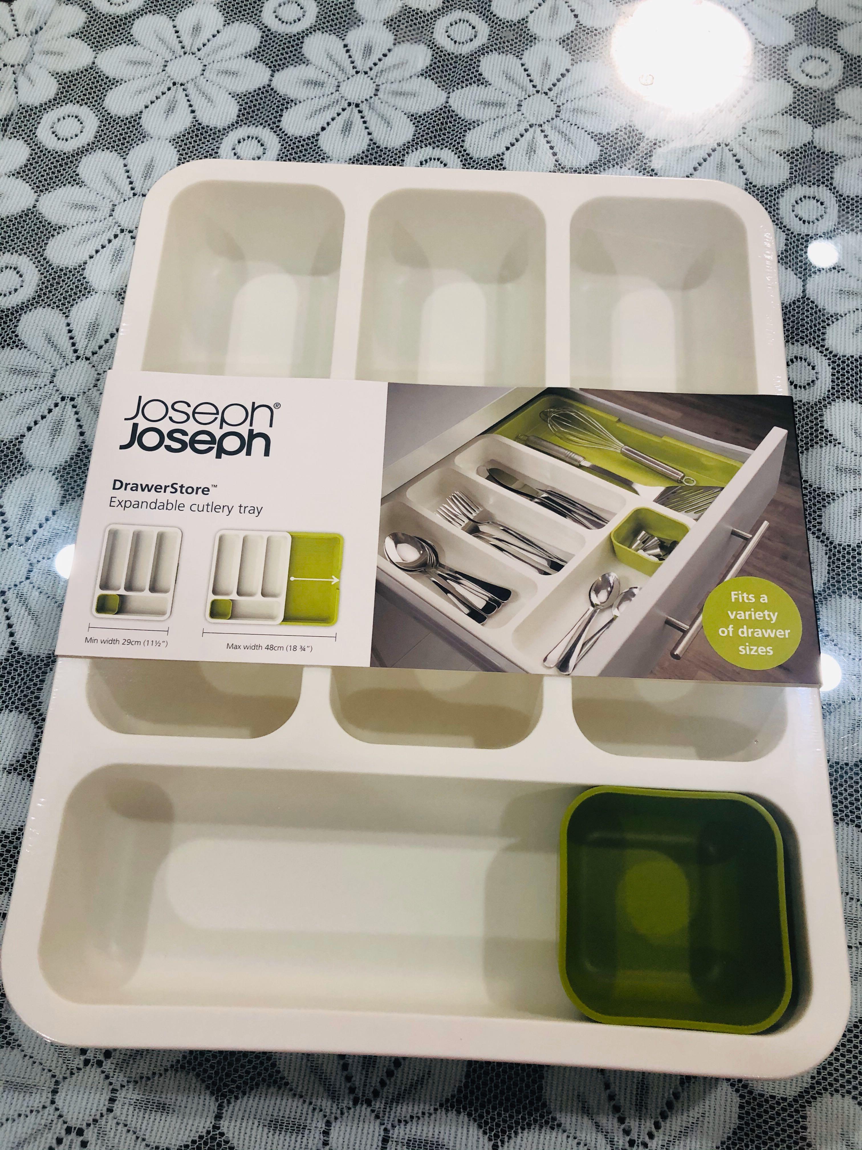 Joseph & Joseph Drawerstore Expandable Cutlery Tray, Furniture & Home