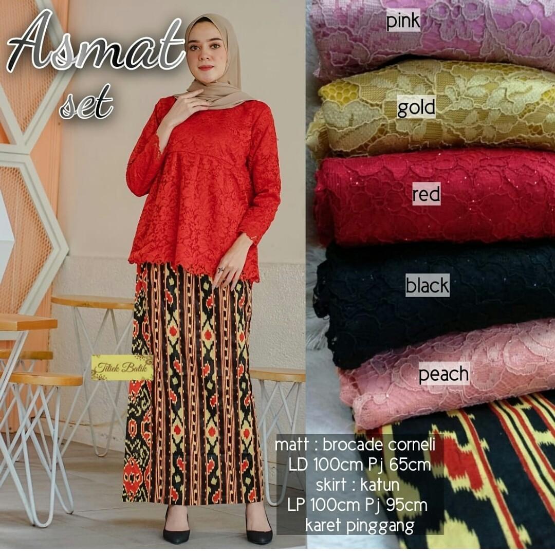 Lace batik baju kurung set Women s Fashion Muslimah 