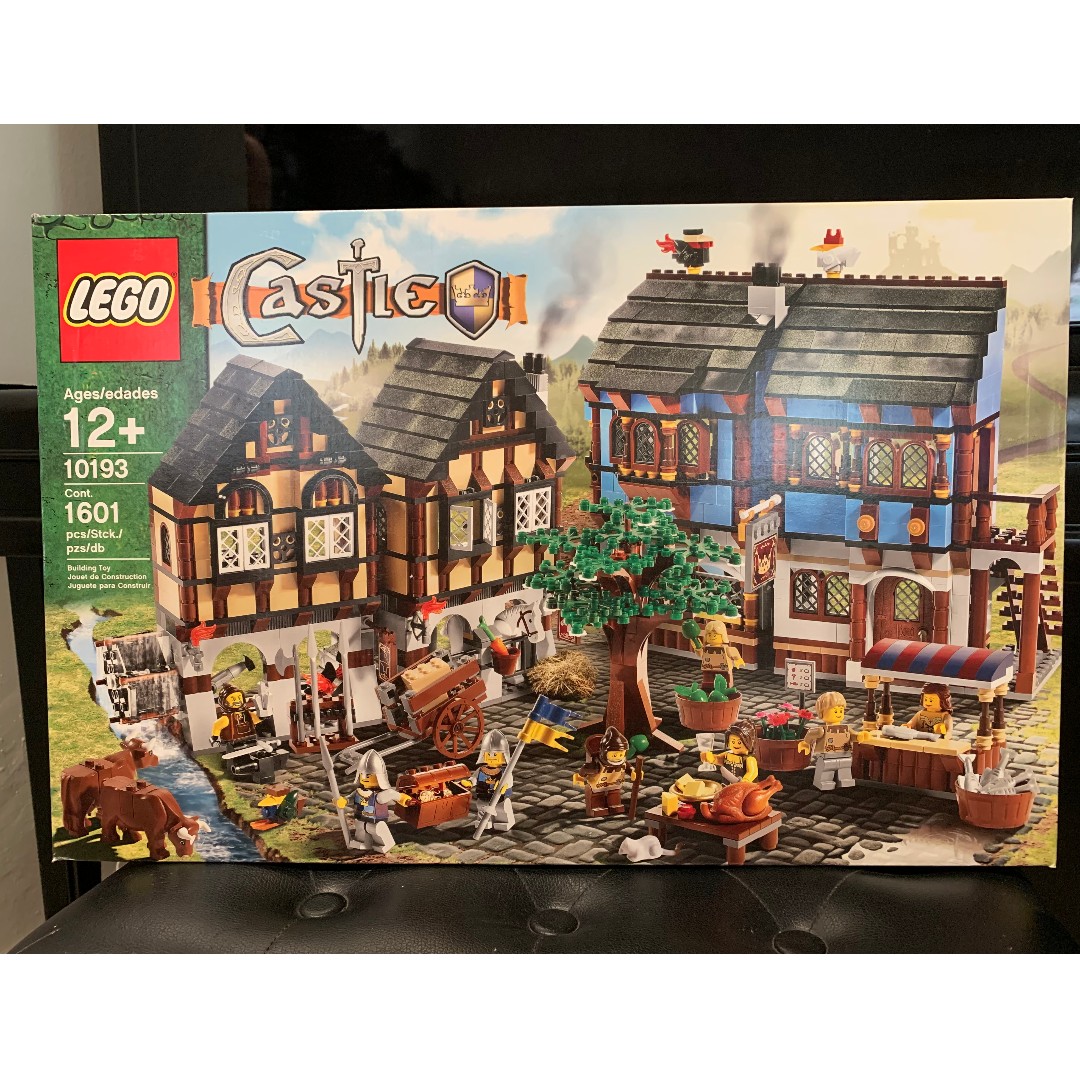 Lego Castle 10193 Medieval Market Village Toys Games Bricks Figurines On Carousell We have several winter village items and this fits in perfectly. lego castle 10193 medieval market village