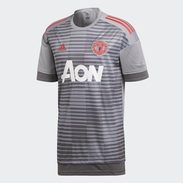 100% Authentic] Manchester United Jersey 2017/ 2018 Pre-Match Grey