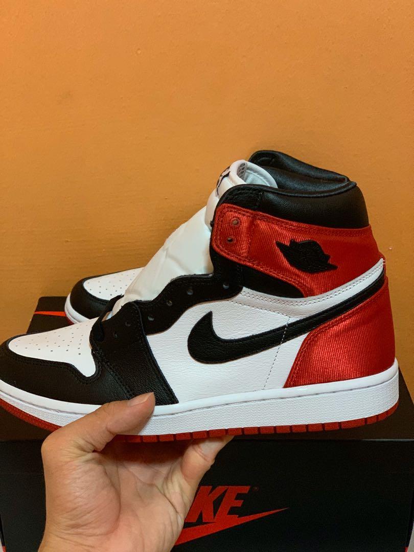 Satin black clearance toe resell