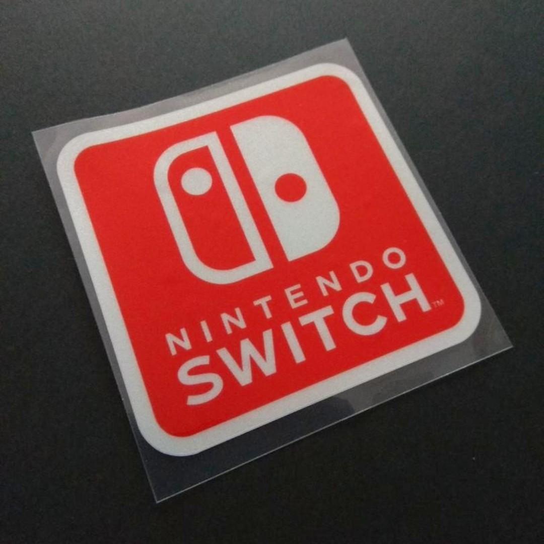 Nintendo switch logo sticker new arrivals