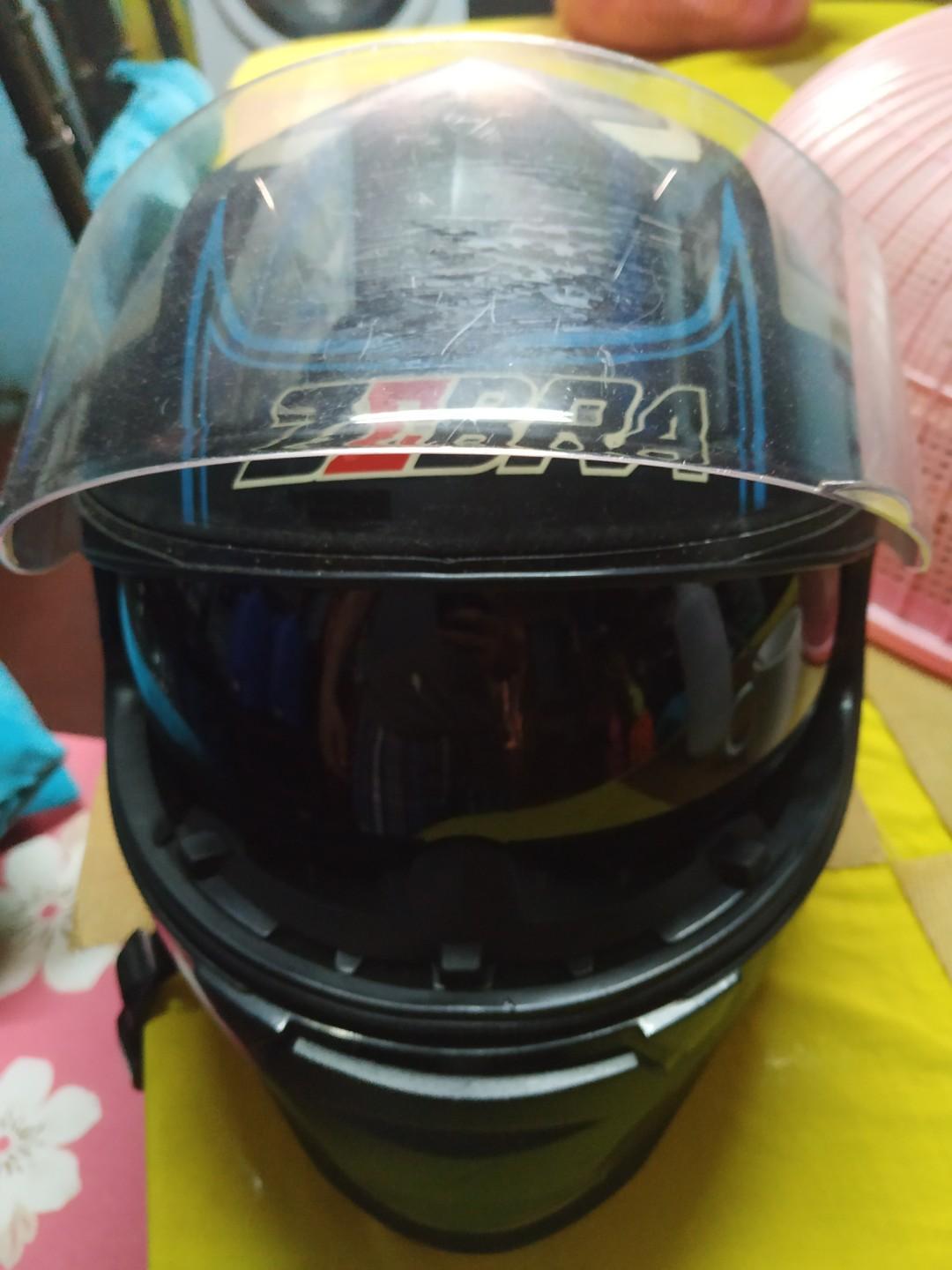Zebra dual hotsell visor helmet