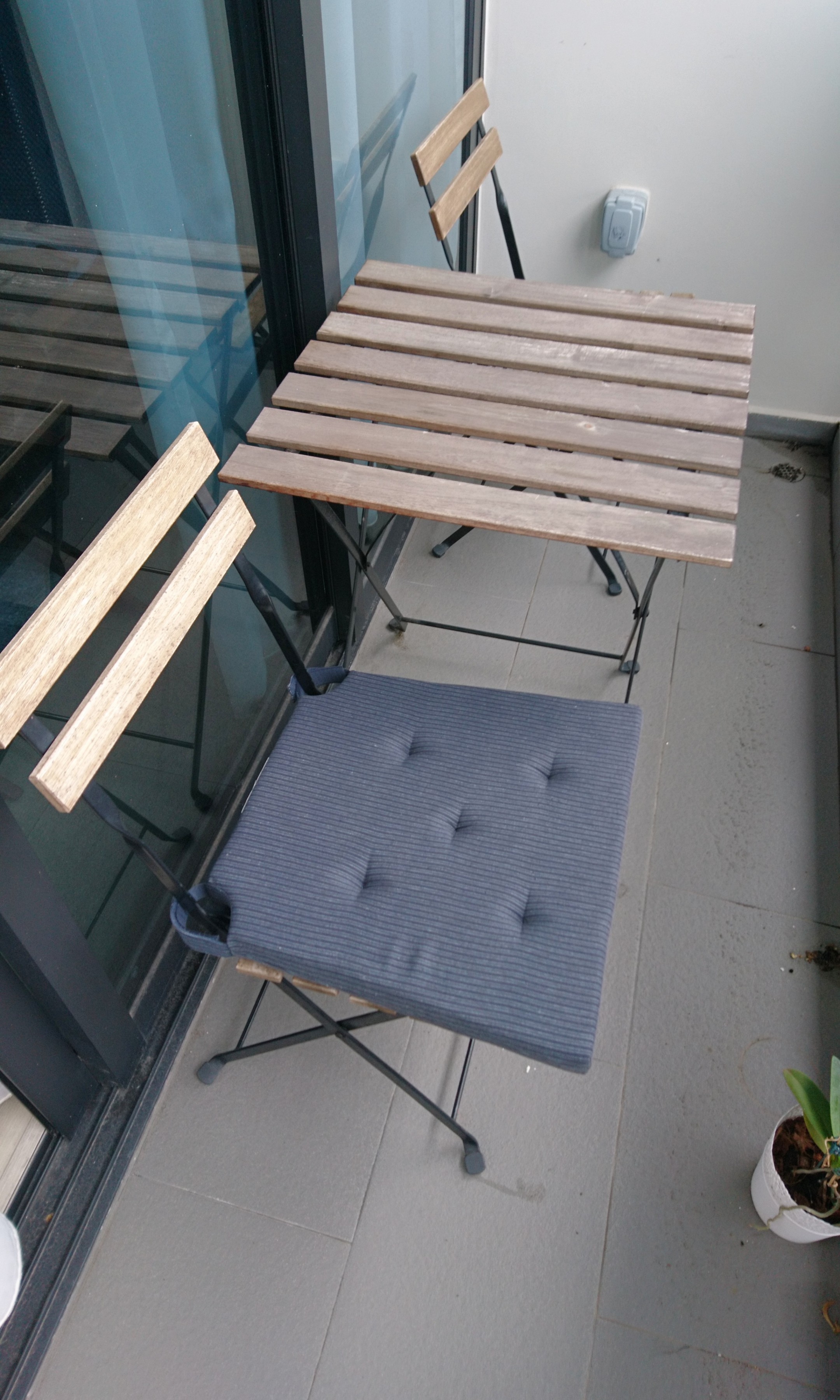 Outdoor table and chairs IKEA TARNO, Furniture & Home Living, Furniture