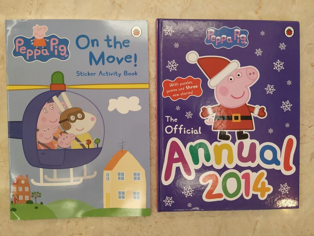 Peppa pig annual 2014 and sticker book, Hobbies & Toys, Books ...