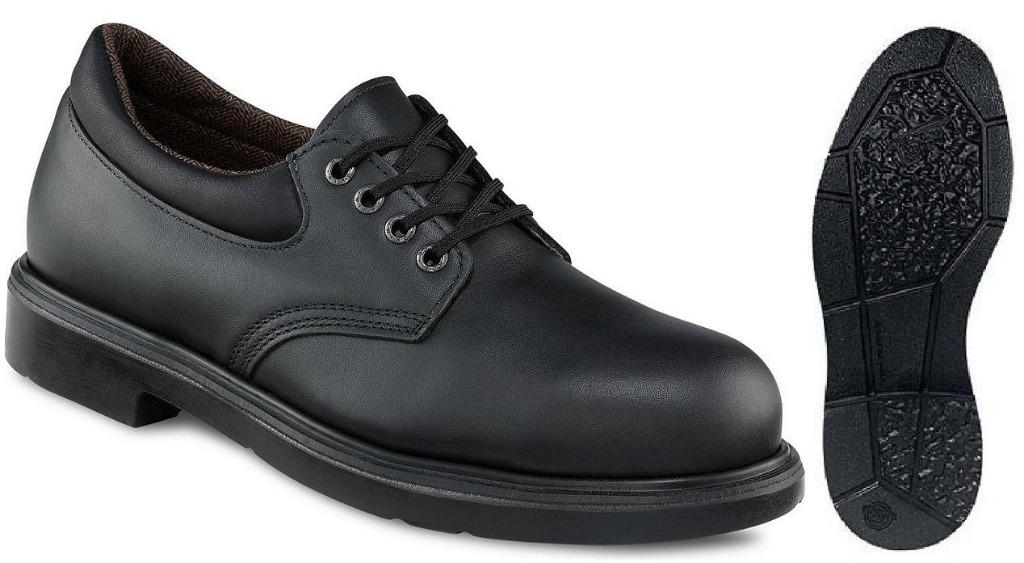 PPE Safety Shoes Red Wing Men Oxford Low Lace Black EH ST 4408