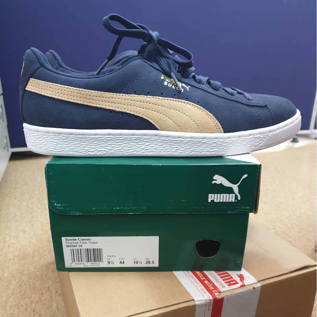 Puma suede deals classic peacoat