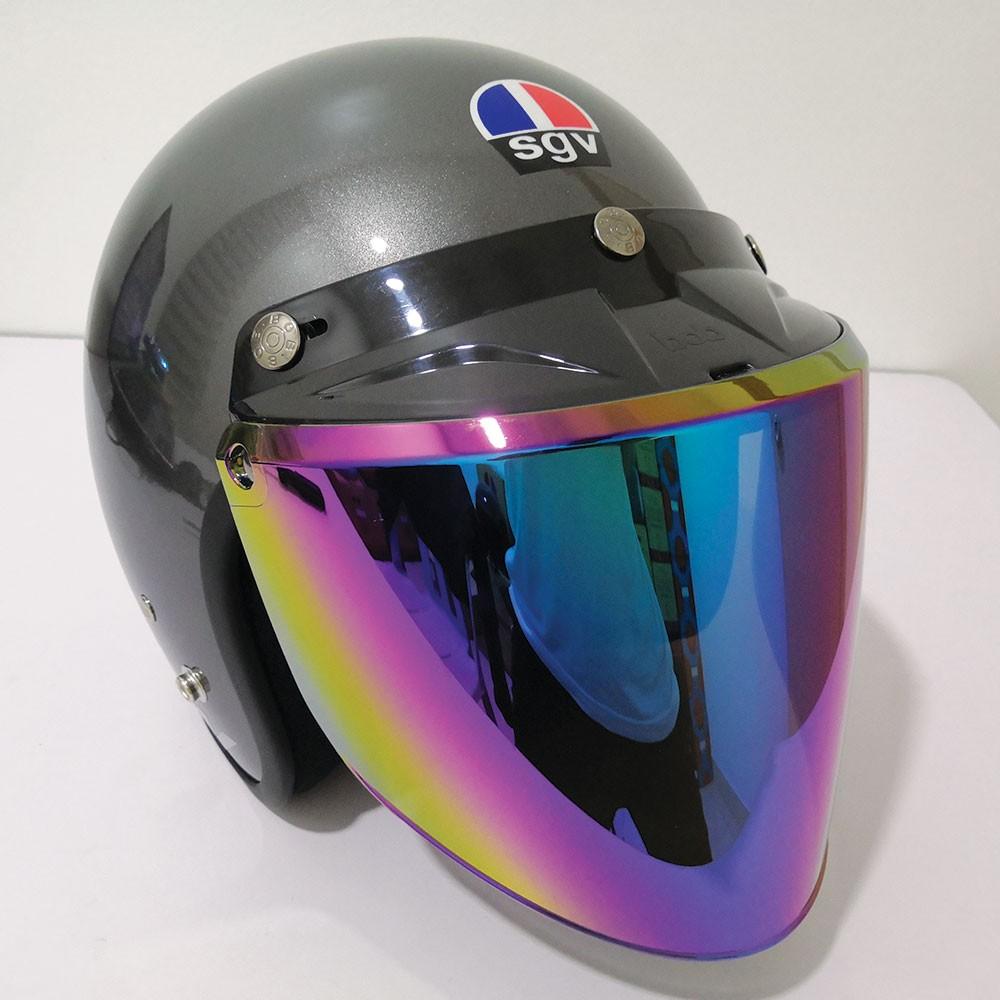Helmet clearance rainbow visor