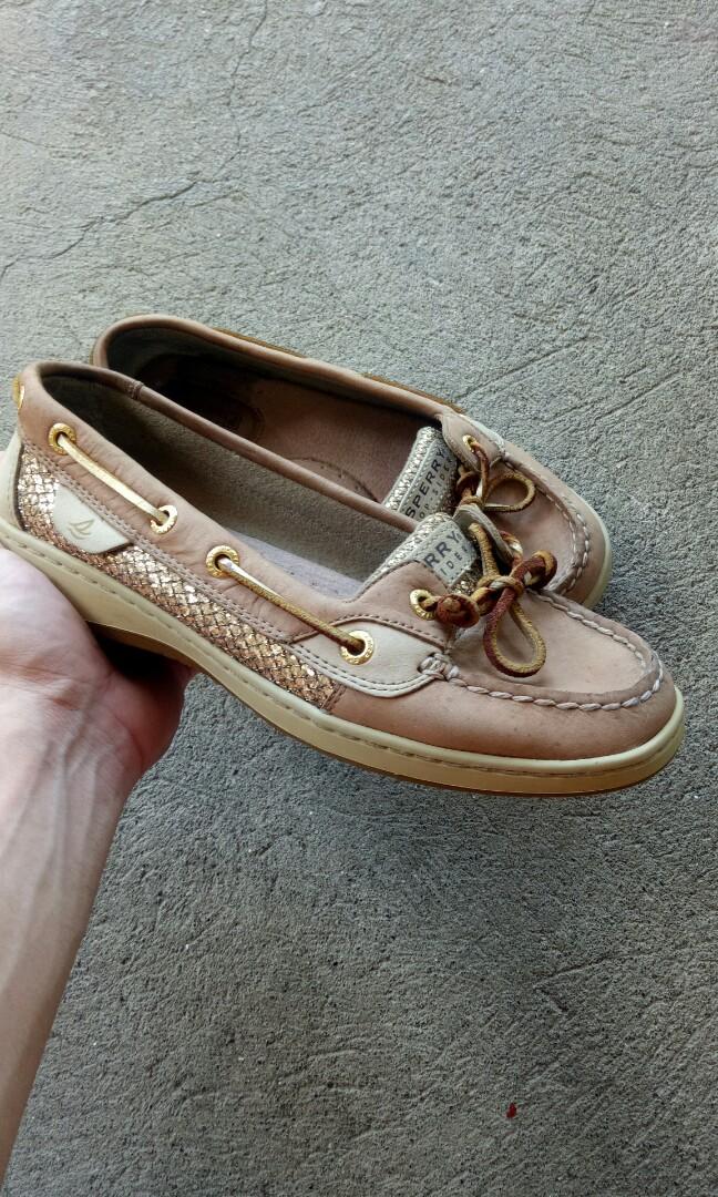 Sperry angelfish clearance gold glitter