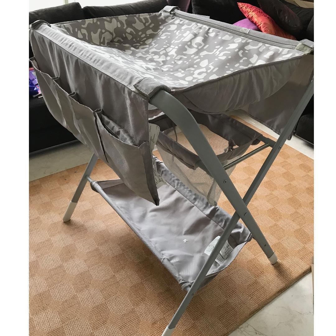 Ikea folding sales changing table