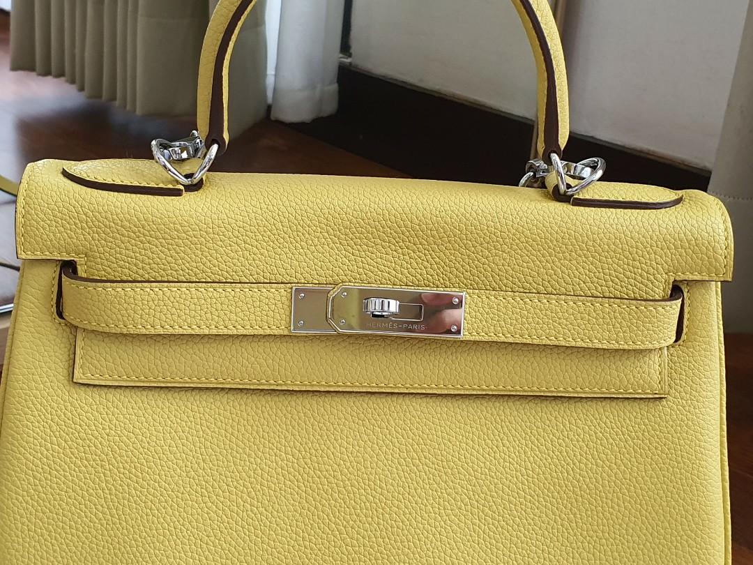 Hermès Kelly To Go Epsom Jaune de Naples