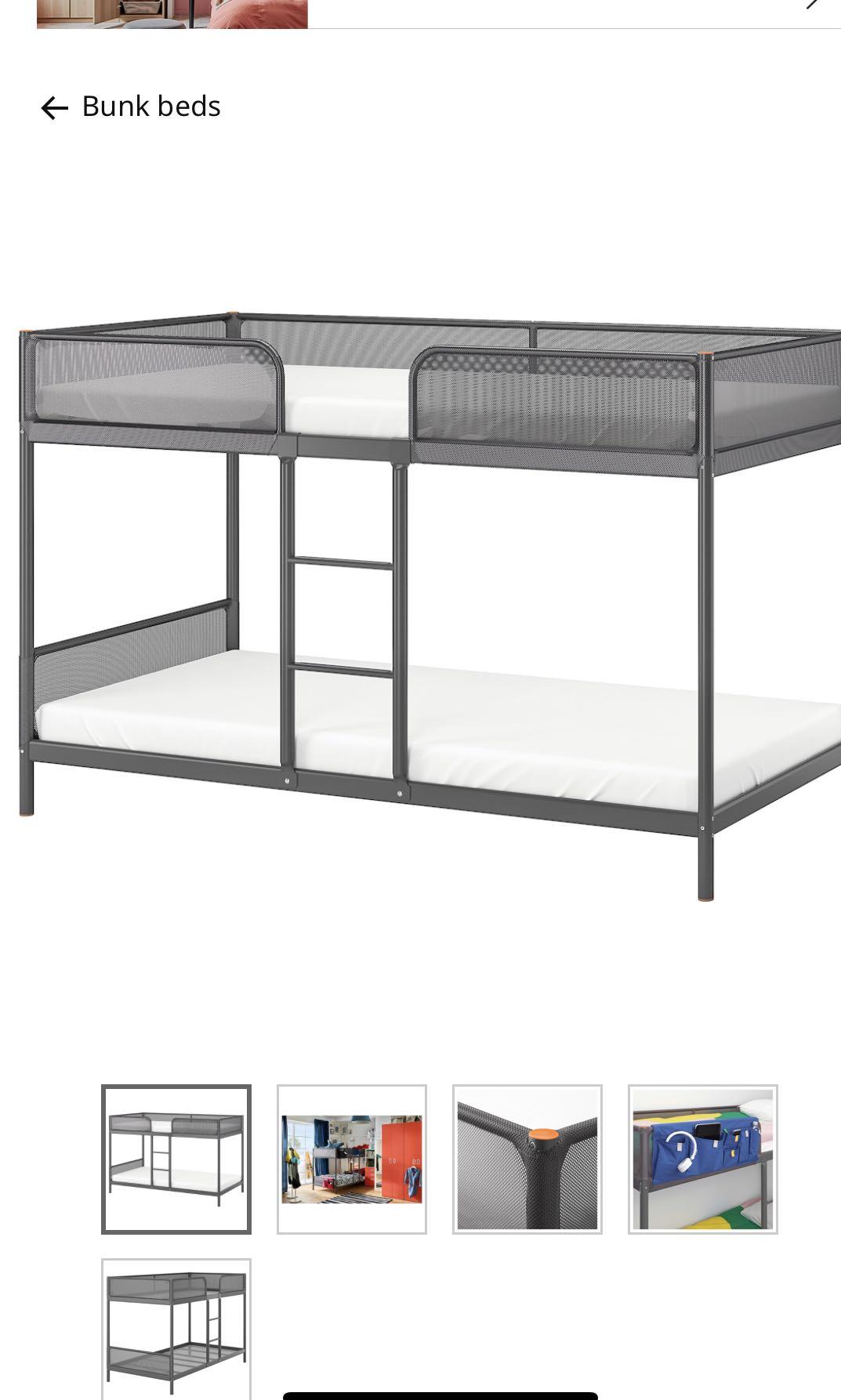 Tuffing ikea double deck bed, Furniture & Home Living, Furniture, Bed