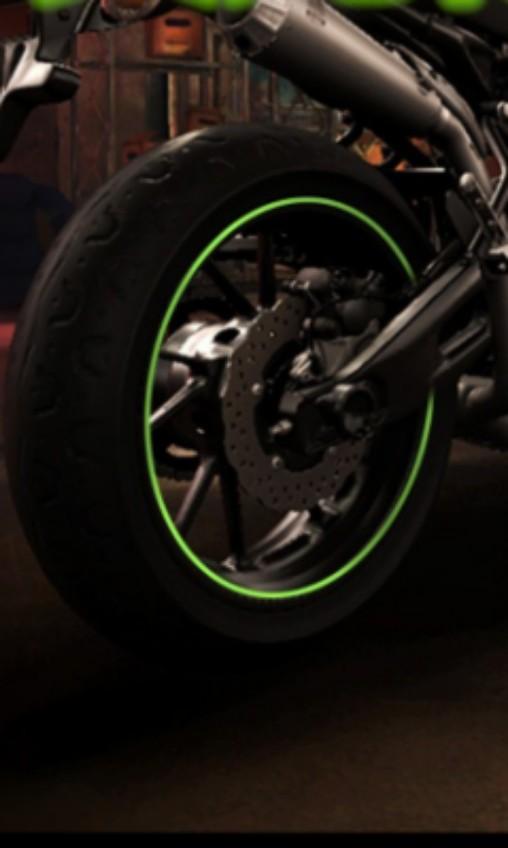 fluorescent stickers for bikes