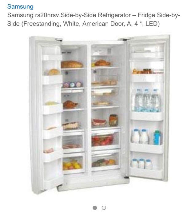 Used Samsung RS20NRSV Side by Side Fridge, TV & Home Appliances