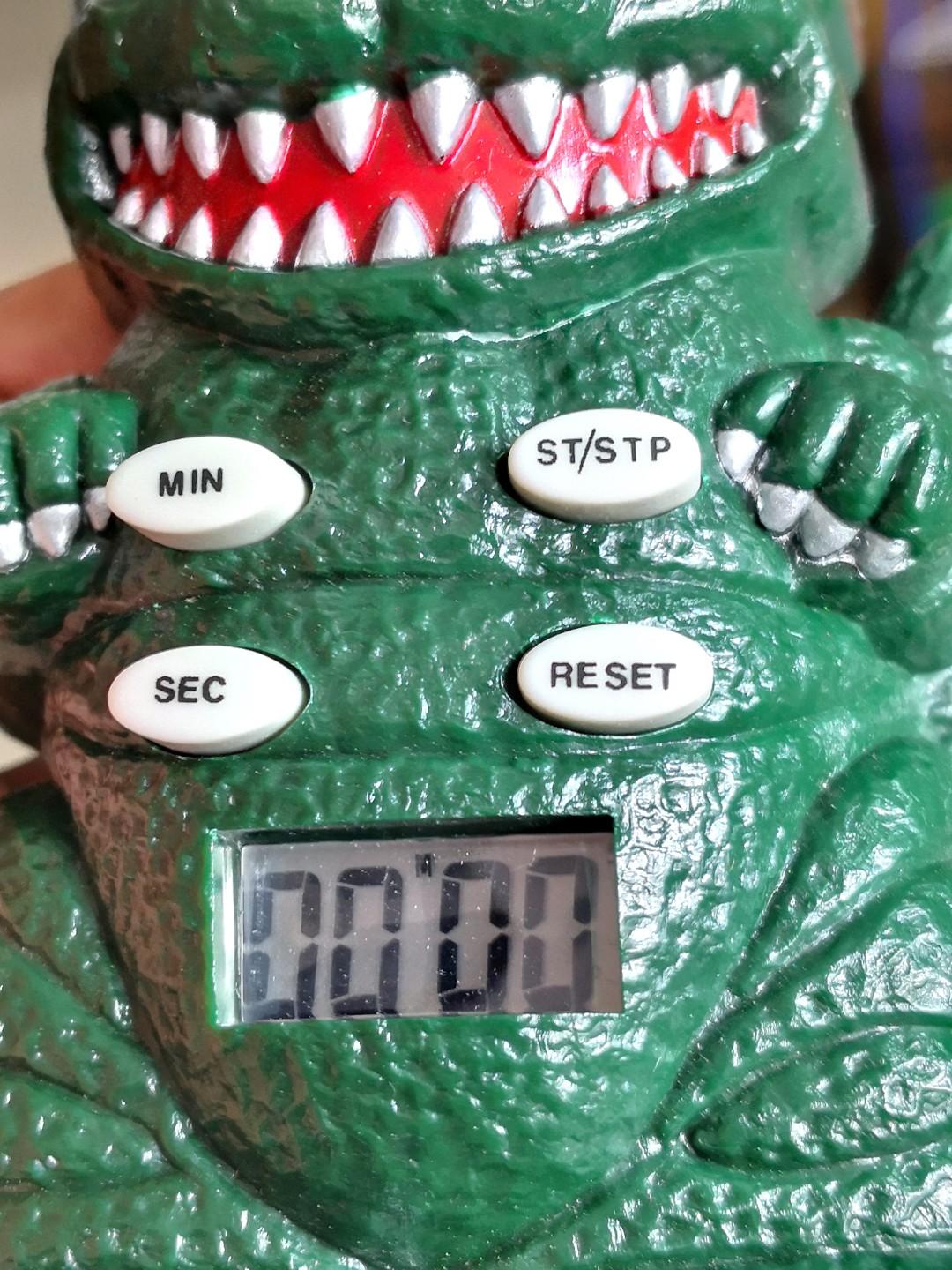 Vintage godzilla timer, Hobbies & Toys, Collectibles & Memorabilia, Fan ...
