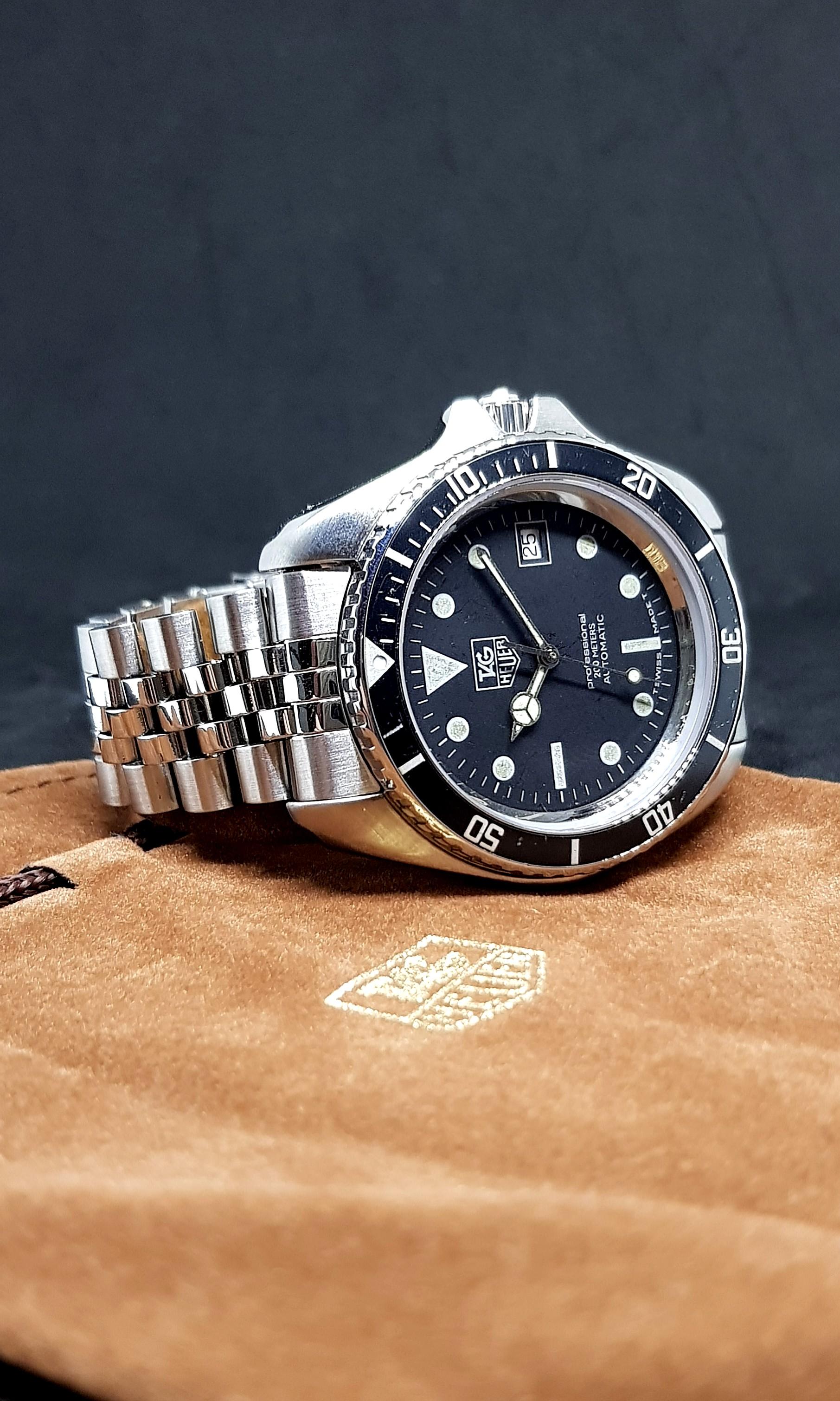 Vintage Tag Heuer 200M Professional Automatic Diver REF 844 5