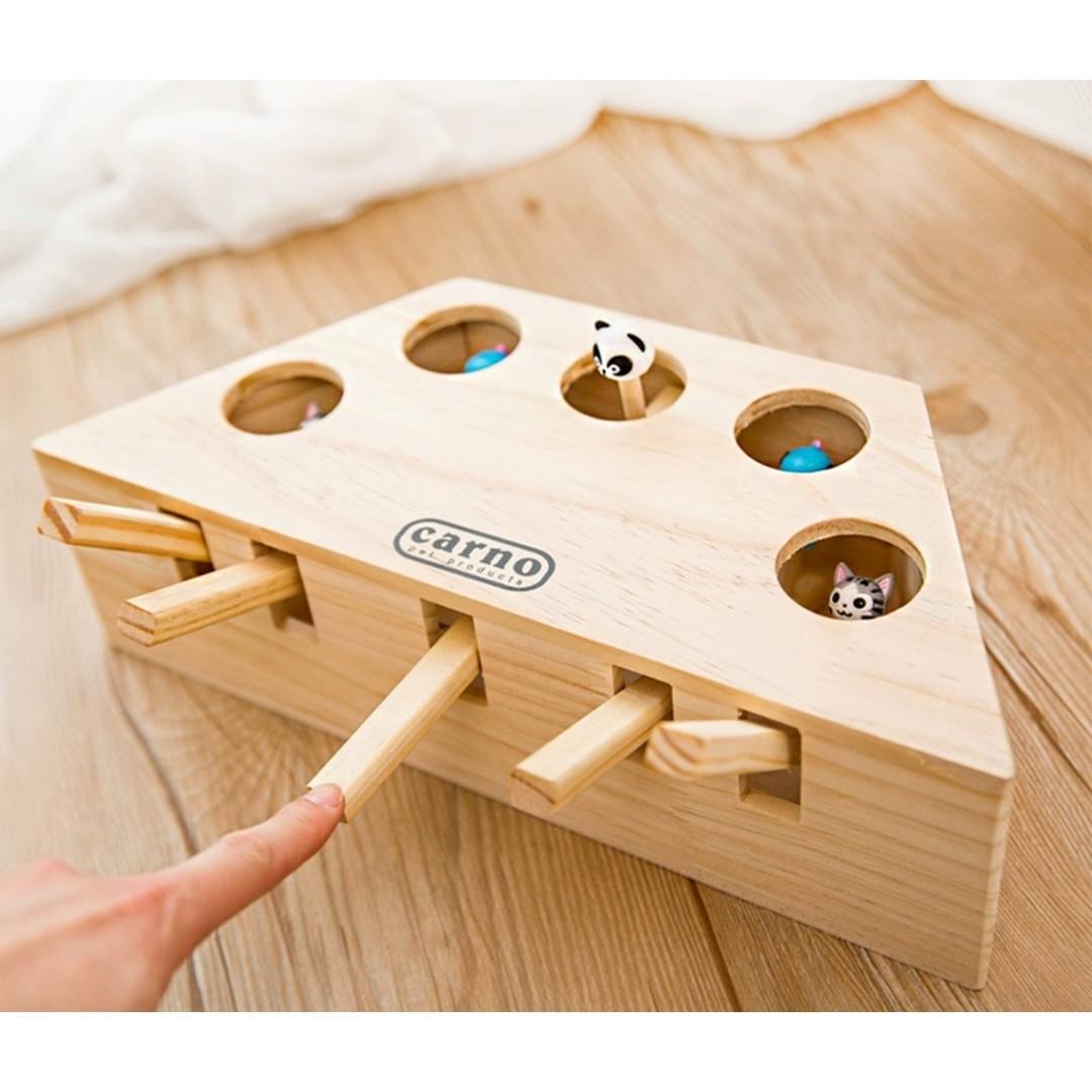 wooden cat kitten toy pop up not cage condo tree carrier litter