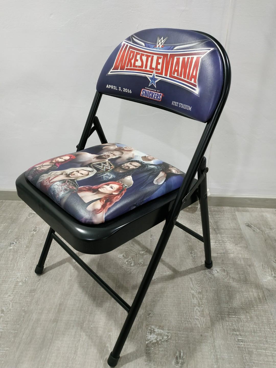 WWE WrestleMania Ringside Chair Furniture Home Living Furniture wwe-wrestlemania-ringside-chair-furniture-home-living-furniture