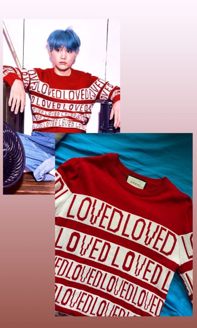 Bts suga clearance loved sweater