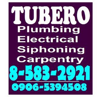 Tubero declogging Plumbing fixtures repair and installation services