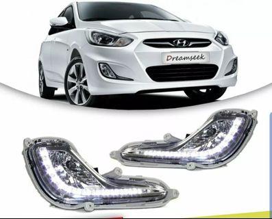 Accent Hyundai Foglamp Fog with DRL Switchback led