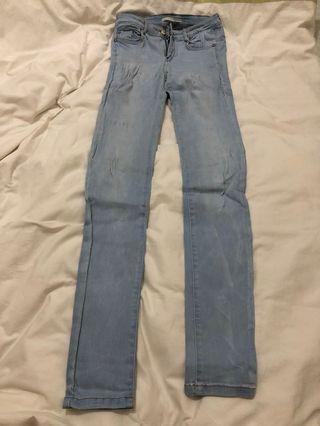 Zara Washed Out Skinny Jeans
