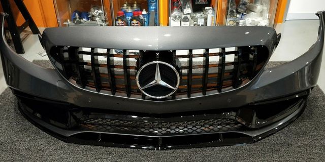 MERCEDES W205 C205 C CLASS AMG PANAMERICANA GT GRILLE 2015 -2018 WITHOUT  CAMERA