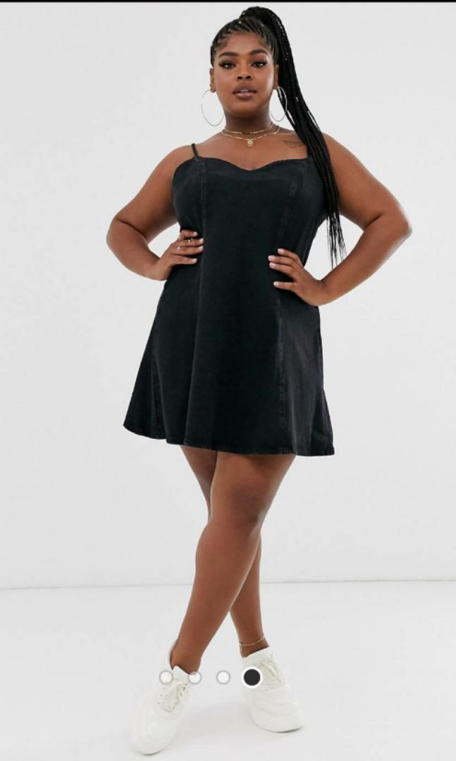 asos sweetheart skater dress ASOS DESIGN sweetheart skater organza mini dress in black