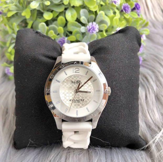 MADDY WHITE RUBBER STRAP WATCH 14503417 