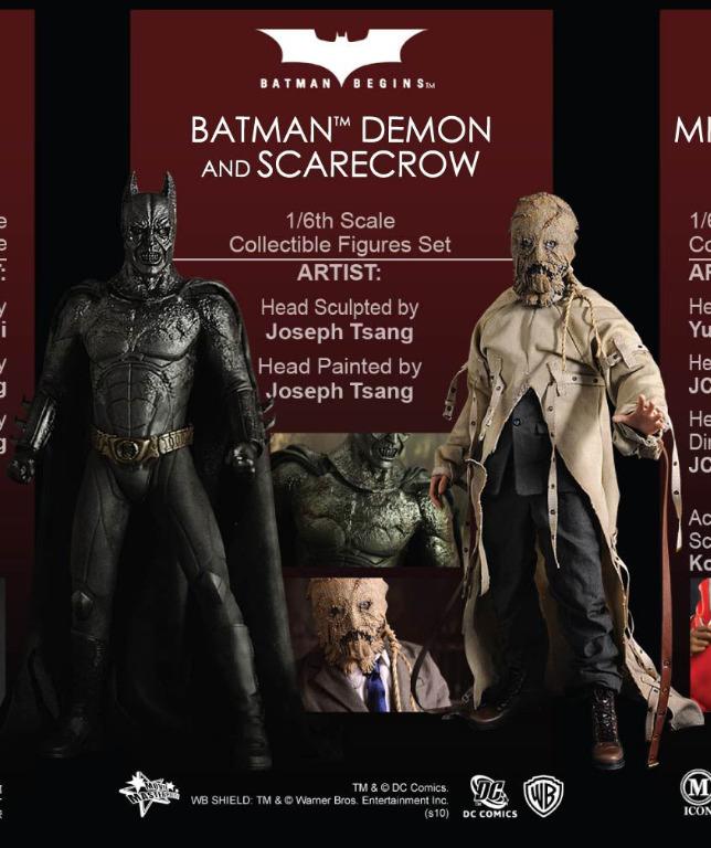 Batman Begins Batman Demon & Scarecrow (Hot Toys 10th Anniversary  Exclusive) 1/6th scale Collectible Figures Set, Hobbies & Toys,  Collectibles & Memorabilia, Fan Merchandise on Carousell