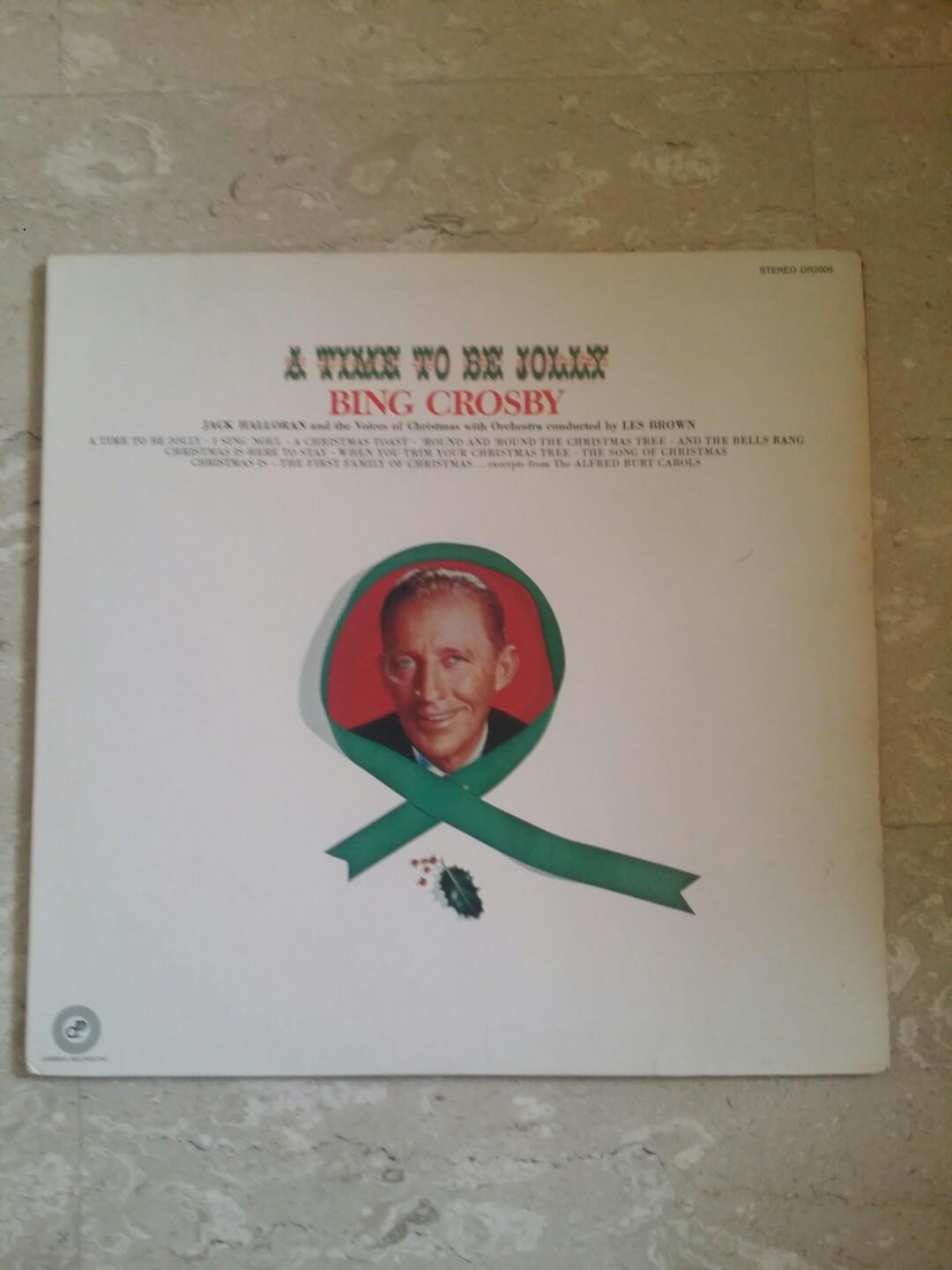 Bing Crosby Christmas Lp Vinyl Record Hobbies Toys Music Media Vinyls On Carousell