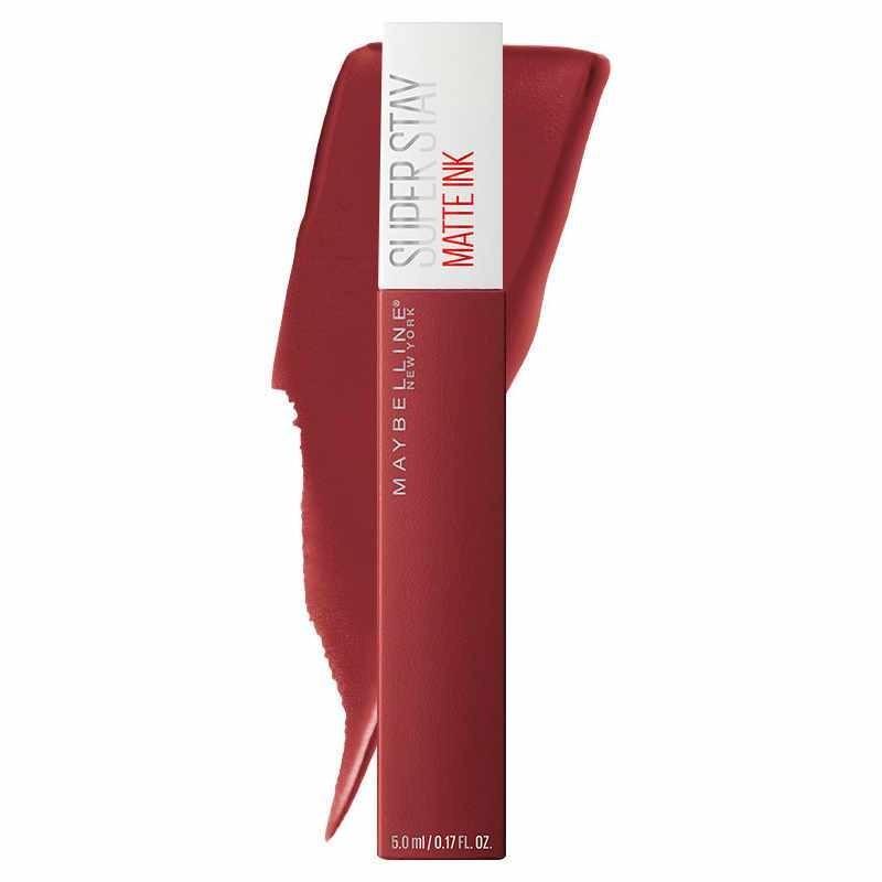 bn maybelline superstay matte ink liquid lipstick 50 voyager red lipstick free normal mail beauty personal care face makeup on carousell