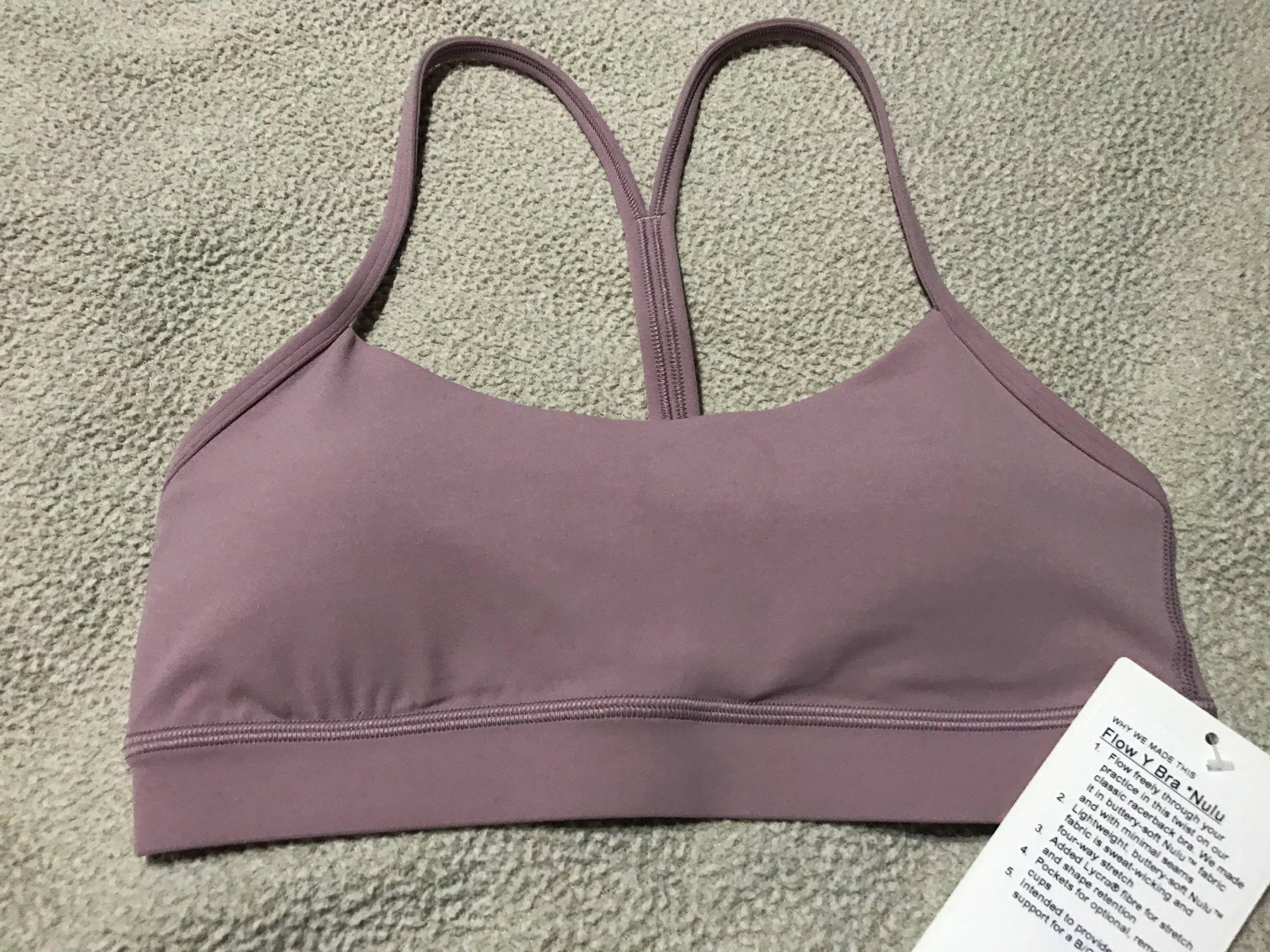 Lululemon Energy Bra black long line size 6, Women's Fashion, New  Undergarments & Loungewear on Carousell