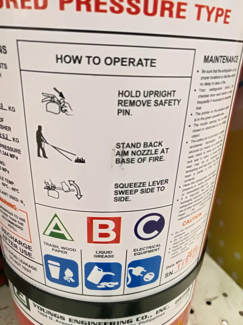 Brand New Fire Extinguisher Business Permit Requirements Compliance New