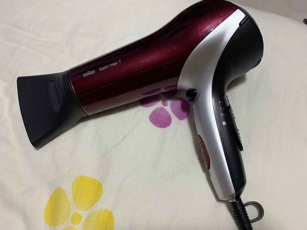 Braun Satin 7 hair dryer spare nozzle and cover, Beauty & Personal Care, Hair on Carousell
